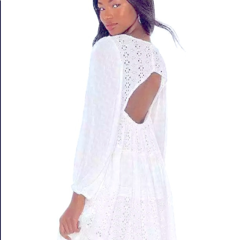Free People Mockingbird Maxi Dress in Ivory